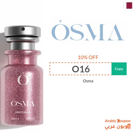 Osma coupon on all products with up to 10% off