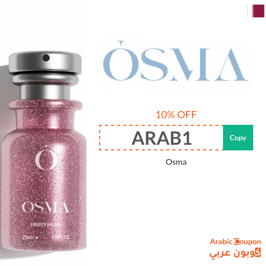 Osma coupon on all products with up to 10% off