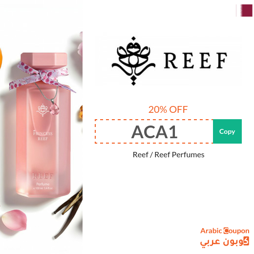 Reef Perfumes promo code "ACA1" on all purchases