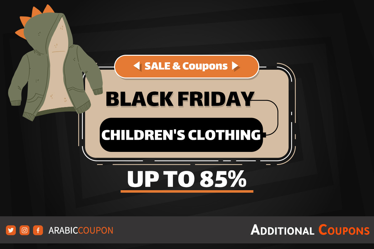 Black friday deals shop on children's clothes